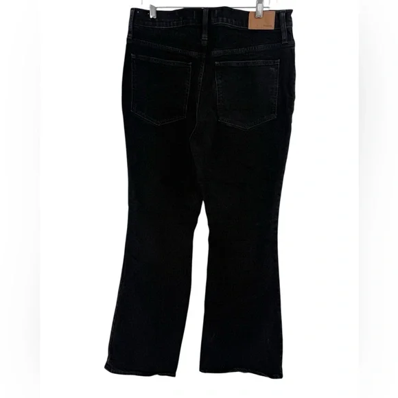 Madewell The Perfect Vintage Flare Jean Sherborn Wash High-Rise Black Denim - Picture 4 of 16